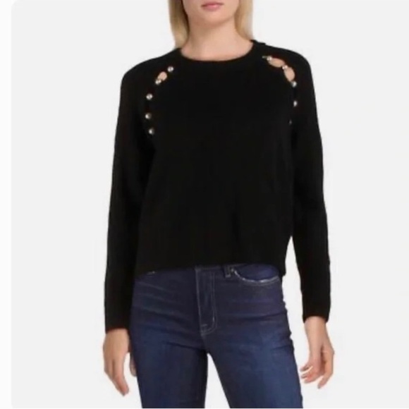 Alice + Olivia Jolynn Pearl Sweater Size S - Picture 1 of 7